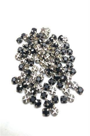 Siyah Küçük Kasalı Dikme Taş 25 adet