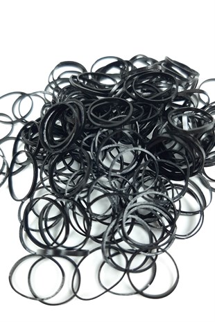 Black Elastic Hair Braid Set