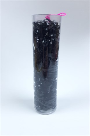 Black Elastic Hair Braid Set Large