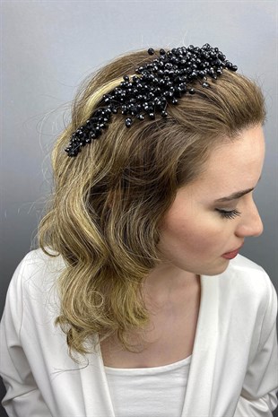 Black Lisa Model Bride Henna Crown