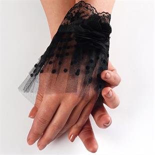 الجملة الأسود رقصة البولكا نقطة سوار الزفاف التبعي