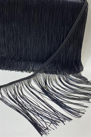 Siyah Saçak Püskül Şerit