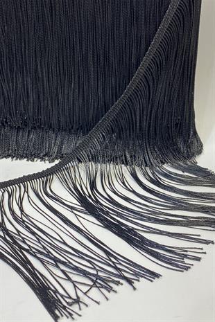 Siyah Saçak Püskül Şerit