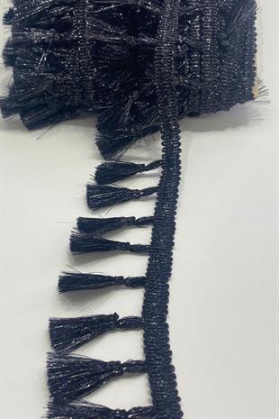 Black Glitter Fringe Tassel Ribbon