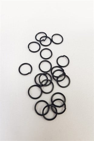 Siyah Tesbih ve Takı Halkası