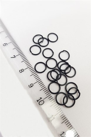 Siyah Tesbih ve Takı Halkası