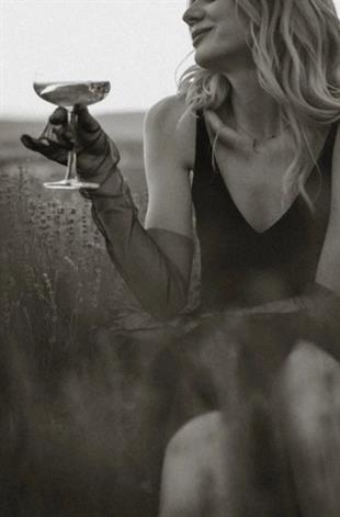 Siyah Uzun Şık Gelin Eldiveni Tül Eldiven Nikah/düğün Eldiveni