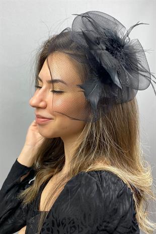 الجملة قبعة الزفاف الفوال الأسود