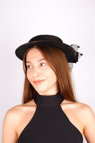 الجملة قبعة الزفاف الفوال الأسود ميلا تول الزفاف التبعي