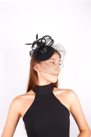 الجملة قبعة الزفاف الفوال الأسود الأمصال الرباط الزفاف التبعي