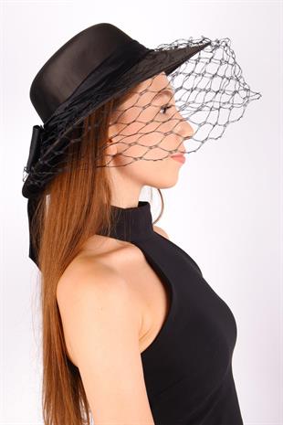 الجملة قبعة الزفاف الفوال الأسود فيرا ملحقات الزفاف تول