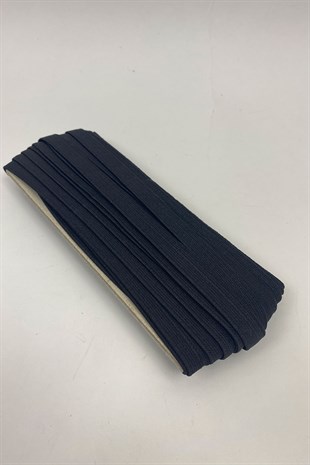 Black Flat Rubber 1.5 cm 10 m
