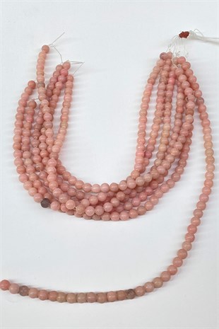 Salmon Ceyt Natural Stone Beads 8 mm