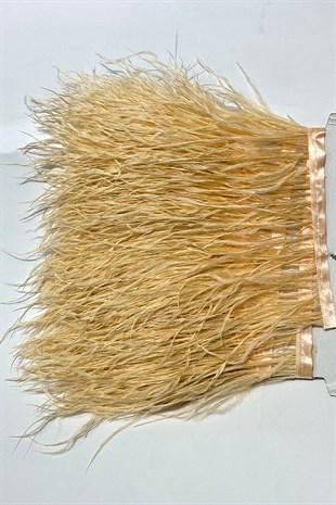 Salmon Ostrich Feather 1 mt