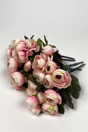 Somon Şakayık Eren Gül Yapay Çiçek 3 Demet