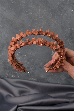 Water Enamel Beaded Bridal Henna Crown