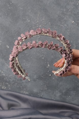 Water Enamel Beaded Bridal Henna Crown