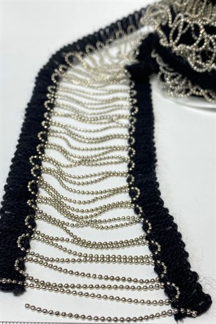 شريط ملحق بنمط سلسلة أحجار مائية شرابة 1 متر