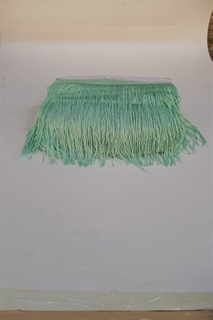 Su Yeşili 15 Cm Saçak Şerit Püskül