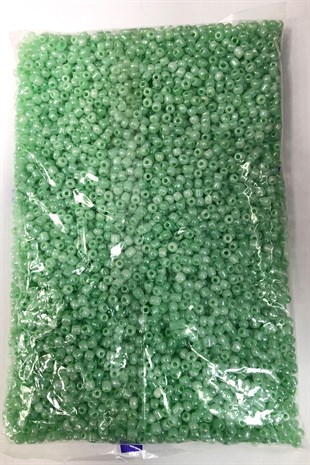 Water Green Sand Beads 4 mm 500 gr
