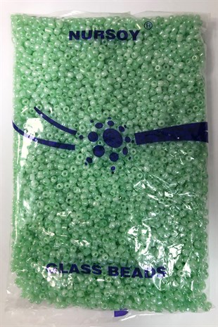 Water Green Sand Beads 4 mm 500 gr