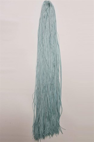 Su Yeşili Tek Bağ Saçaklı Püskül 60 cm (1 adet)