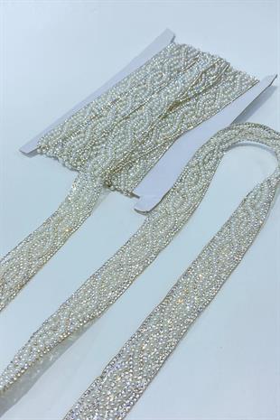 Su Yolu İncili Ütüyle Yapışan Şerit Aplik