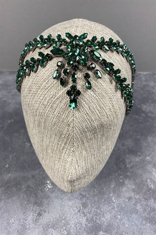 Sultan Pediment Bridal Henna Crown Hair Accessory