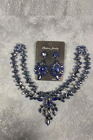 Sultan Model Forehead Bridal Henna Hair Accessory And Earring Set