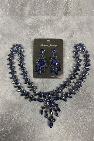 Sultan Model Forehead Bridal Henna Hair Accessory And Earring Set