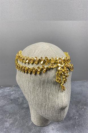 Sultan Model Alınlık Gelin Kına Saç Aksesuarı