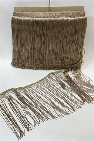 Sütlü Kahve Saçak Püskül Şerit