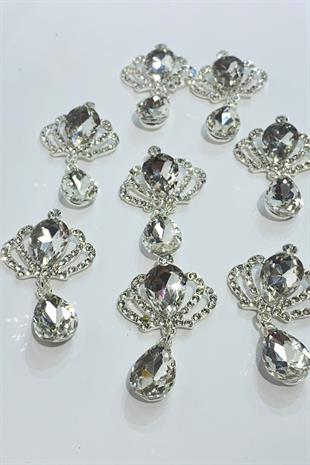 بروش قلادة حجر عزر التاج