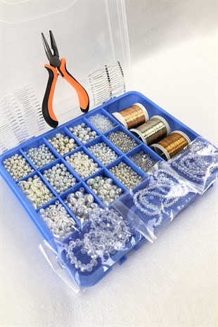 إكسسوارات مجوهرات صنع مجموعة خرز صغيرة للمبتدئين