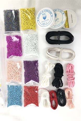 مجموعة خرز رمل مواد صنع المجوهرات