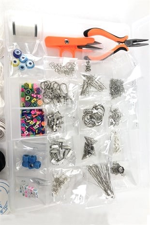 Takı Yapım Malzemesi Midye ve İpli Set