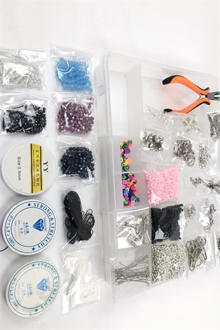 Takı Yapımı Malzemesi Başlangıç Boncuk Seti