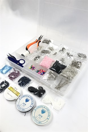 Takı Yapımı Malzemesi Başlangıç Boncuk Seti