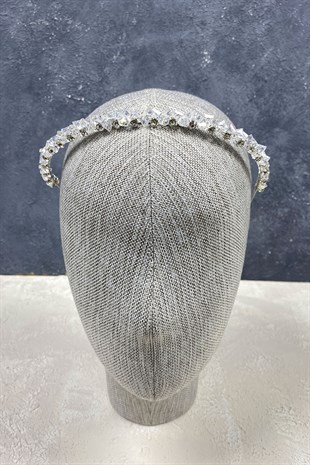 Tasarım Kesme Kristalli Saç Aksesuarı Gelin Tacı