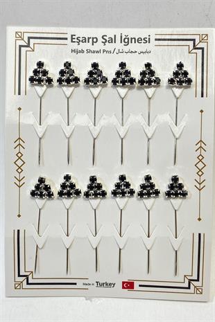 رجم وشاح إبرة وشاح كليب 12 قطع