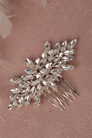 مشبك زفاف حجري، مشبك صدفي لحفلات الزفاف، والخطوبة، والوعد