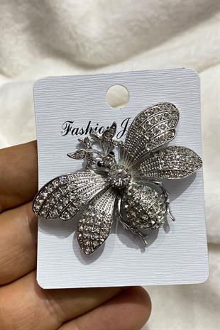 رجم فستان الفراشة طوق بروش Aksesaur