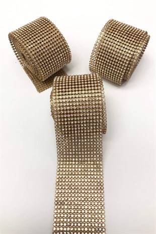 حزام حجر شريط لون اصفر (8 * 120 سم)