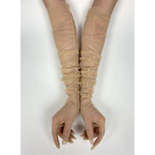 الجملة لون البشرة 10 قطع قفازات الزفاف قفازات تول الزفاف / الزفاف / قفازات الحفلات