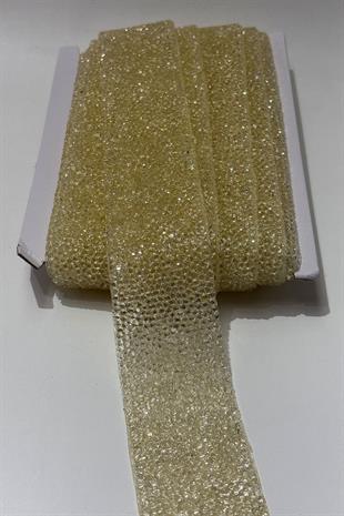 Ten Rengi Ütüyle Yapışan Şerit Taş Boncuk 4 Cm