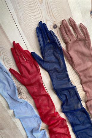 الجملة لون الجلد طويل قفازات الزفاف الأنيقة تول قفازات الزفاف / الزفاف / قفازات الحزب