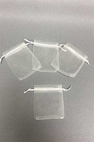 Rosary Size Tulle Pouch 10 Pieces (7*9cm)