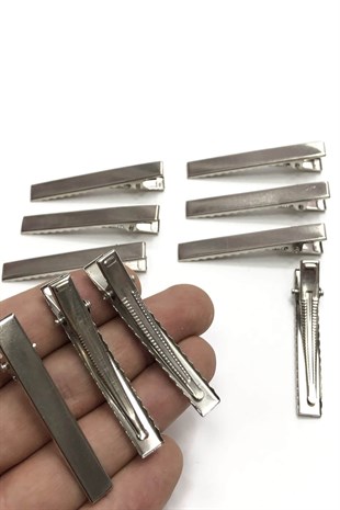 Timsah Toka Klipsi 10 Adet 4,5 cm