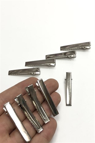 Timsah Toka Klipsi 10 Adet 5,5 cm