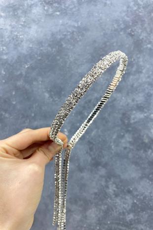 الجملة 3 صفوف الزفاف المتدلية ملحقات الشعر التاج